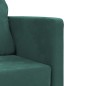 vidaXL Bodensofa mit Schlaffunktion Dunkelgrün 122x204x55 cm Samt vidaXL Bodensofa mit Schlaffunktion Dunkelgrün 122x204x55 cm Samt