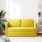 vidaXL Bodensofa mit Schlaffunktion Dunkelgelb 122x204x55 cm Samt vidaXL Bodensofa mit Schlaffunktion Dunkelgelb 122x204x55 cm Samt