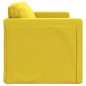 vidaXL Bodensofa mit Schlaffunktion Dunkelgelb 122x204x55 cm Samt vidaXL Bodensofa mit Schlaffunktion Dunkelgelb 122x204x55 cm Samt