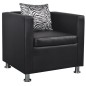 vidaXL Sessel Schwarz Kunstleder vidaXL Sessel Schwarz Kunstleder