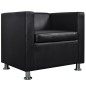 vidaXL Sessel Schwarz Kunstleder vidaXL Sessel Schwarz Kunstleder