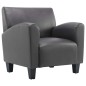 vidaXL Sessel Grau Kunstleder vidaXL Sessel Grau Kunstleder
