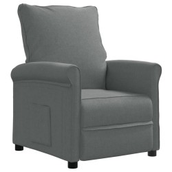 vidaXL Relaxsessel Dunkelgrau Stoff