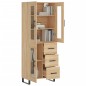 Highboard Sonoma-Eiche 69,5x34x180 cm Holzwerkstoff Highboard Sonoma-Eiche 69,5x34x180 cm Holzwerkstoff