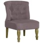 vidaXL Französische Stühle 2 Stk. Taupe Stoff vidaXL Französische Stühle 2 Stk. Taupe Stoff