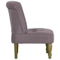 vidaXL Französische Stühle 2 Stk. Taupe Stoff vidaXL Französische Stühle 2 Stk. Taupe Stoff