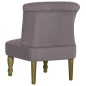 vidaXL Französische Stühle 2 Stk. Taupe Stoff vidaXL Französische Stühle 2 Stk. Taupe Stoff