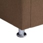 vidaXL Würfel-Sessel Braun Stoff vidaXL Würfel-Sessel Braun Stoff