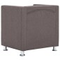 vidaXL Würfel-Sessel Taupe Stoff vidaXL Würfel-Sessel Taupe Stoff