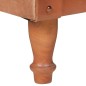 vidaXL Sessel Braun Echtleder und Segeltuch vidaXL Sessel Braun Echtleder und Segeltuch