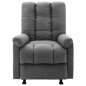 vidaXL Relaxsessel Verstellbar Hellgrau Stoff vidaXL Relaxsessel Verstellbar Hellgrau Stoff