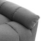 vidaXL Relaxsessel Verstellbar Hellgrau Stoff vidaXL Relaxsessel Verstellbar Hellgrau Stoff
