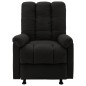 vidaXL Relaxsessel Verstellbar Schwarz Stoff vidaXL Relaxsessel Verstellbar Schwarz Stoff