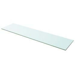 vidaXL Regalböden 2 Stk. Glas Transparent 100x25 cm