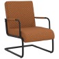 vidaXL Freischwinger Mattbraun Kunstleder vidaXL Freischwinger Mattbraun Kunstleder