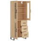 Highboard Sonoma-Eiche 69,5x34x180 cm Holzwerkstoff Highboard Sonoma-Eiche 69,5x34x180 cm Holzwerkstoff