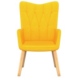 vidaXL Relaxsessel Senfgelb Stoff