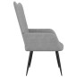 vidaXL Relaxsessel Hellgrau Stoff vidaXL Relaxsessel Hellgrau Stoff