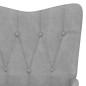vidaXL Relaxsessel Hellgrau Stoff vidaXL Relaxsessel Hellgrau Stoff