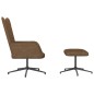 vidaXL Relaxsessel mit Hocker Taupe Stoff vidaXL Relaxsessel mit Hocker Taupe Stoff