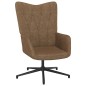vidaXL Relaxsessel mit Hocker Taupe Stoff vidaXL Relaxsessel mit Hocker Taupe Stoff