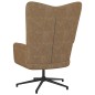 vidaXL Relaxsessel mit Hocker Taupe Stoff vidaXL Relaxsessel mit Hocker Taupe Stoff