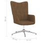vidaXL Relaxsessel Taupe Stoff vidaXL Relaxsessel Taupe Stoff