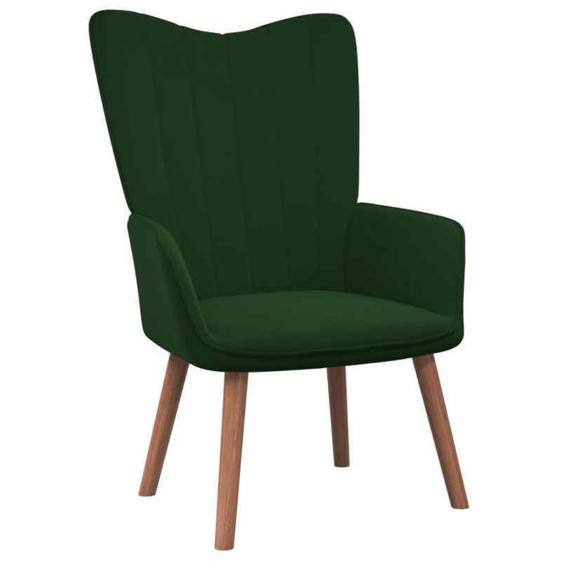 vidaXL Relaxsessel Dunkelgrün Samt vidaXL Relaxsessel Dunkelgrün Samt
