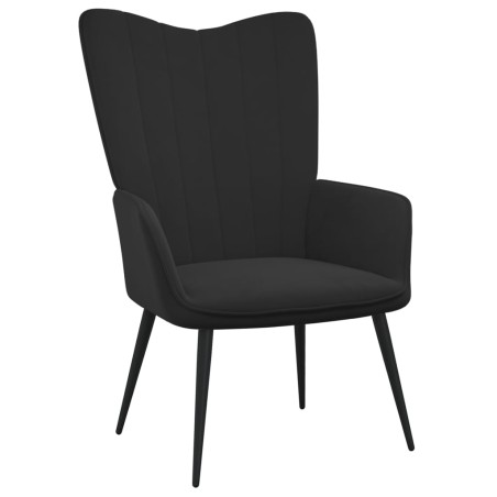 vidaXL Relaxsessel Schwarz Samt