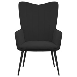 vidaXL Relaxsessel Schwarz Samt