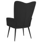 vidaXL Relaxsessel Schwarz Samt vidaXL Relaxsessel Schwarz Samt