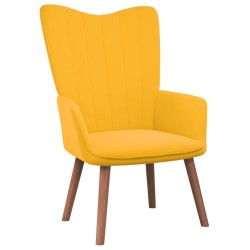 vidaXL Relaxsessel Senfgelb Samt