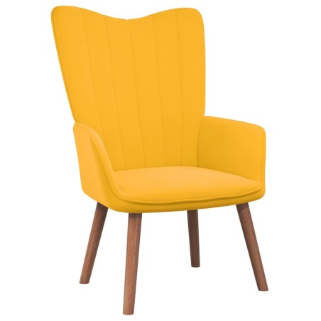 vidaXL Relaxsessel Senfgelb Samt
