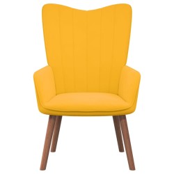 vidaXL Relaxsessel Senfgelb Samt