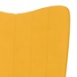 vidaXL Relaxsessel Senfgelb Samt vidaXL Relaxsessel Senfgelb Samt