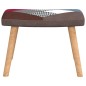 vidaXL Relaxsessel mit Hocker Patchwork Stoff vidaXL Relaxsessel mit Hocker Patchwork Stoff