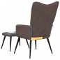 vidaXL Relaxsessel mit Hocker Patchwork Stoff vidaXL Relaxsessel mit Hocker Patchwork Stoff