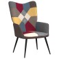 vidaXL Relaxsessel mit Hocker Patchwork Stoff vidaXL Relaxsessel mit Hocker Patchwork Stoff