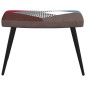 vidaXL Relaxsessel mit Hocker Patchwork Stoff vidaXL Relaxsessel mit Hocker Patchwork Stoff