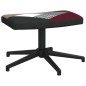 vidaXL Relaxsessel mit Hocker Patchwork Stoff