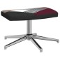 vidaXL Relaxsessel mit Hocker Patchwork Stoff vidaXL Relaxsessel mit Hocker Patchwork Stoff