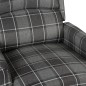 vidaXL Relaxsessel Verstellbar Grau Stoff vidaXL Relaxsessel Verstellbar Grau Stoff