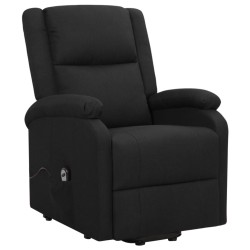 vidaXL Aufstehsessel Schwarz Stoff
