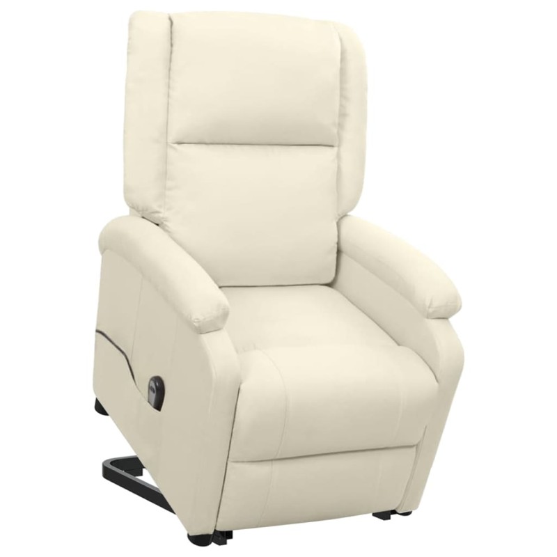 vidaXL Aufstehsessel Creme Stoff vidaXL Aufstehsessel Creme Stoff