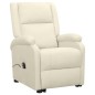 vidaXL Aufstehsessel Creme Stoff vidaXL Aufstehsessel Creme Stoff