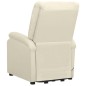 vidaXL Aufstehsessel Creme Stoff vidaXL Aufstehsessel Creme Stoff