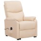 vidaXL Aufstehsessel Creme Stoff vidaXL Aufstehsessel Creme Stoff