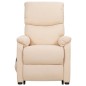 vidaXL Aufstehsessel Creme Stoff vidaXL Aufstehsessel Creme Stoff