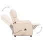 vidaXL Aufstehsessel Creme Stoff vidaXL Aufstehsessel Creme Stoff