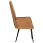 vidaXL Ohrensessel Braun Canvas vidaXL Ohrensessel Braun Canvas